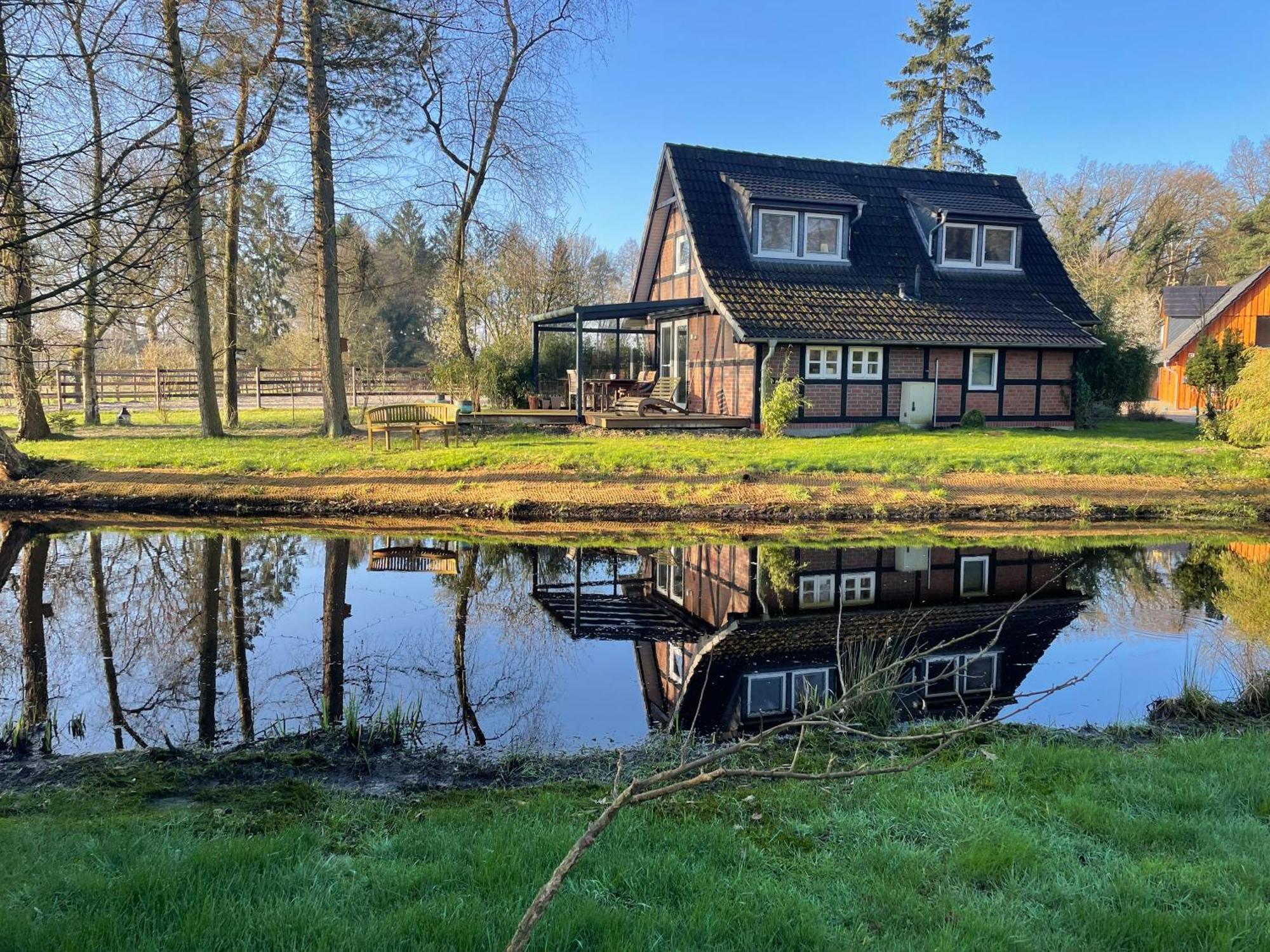 Haus Am Teich Daire Worpswede Dış mekan fotoğraf